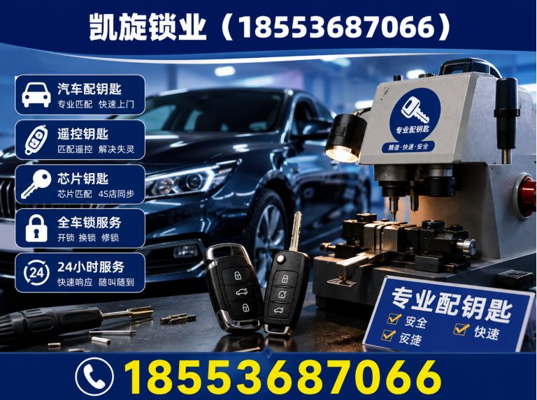 临朐县汽车配钥匙展示图